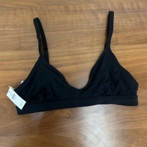 Aerie Bralette, Black, Size S